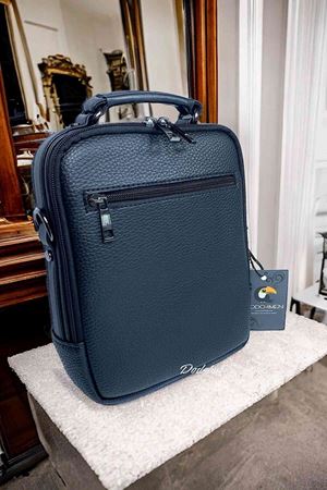 Siyah Telefon Gözlü Çelik Kasa Postacı Çantası 6006