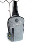 Gri Kulaklık Çıkışlı Kumaş Bodybag DKB