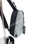 Gri Kulaklık Çıkışlı Kumaş Bodybag DKB