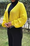 Balon Kol Triko Hırka